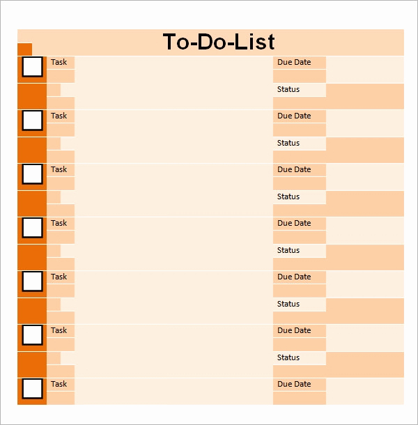 To Do List Templates Word Unique to Do List Template 16 Download Free Documents In Word