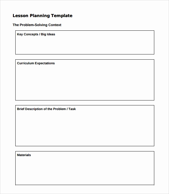 Toddler Lesson Plan Template Elegant Preschool Lesson Plan Template 10 Download Free