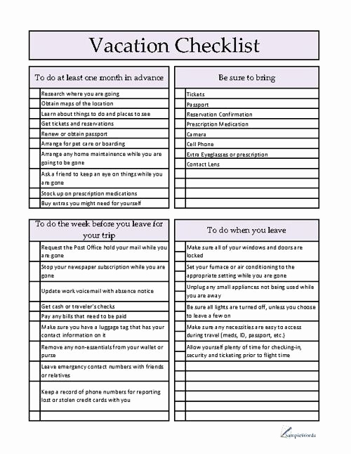 travel packing checklist pdf inspirational vacation checklist ready set go of travel packing checklist pdf