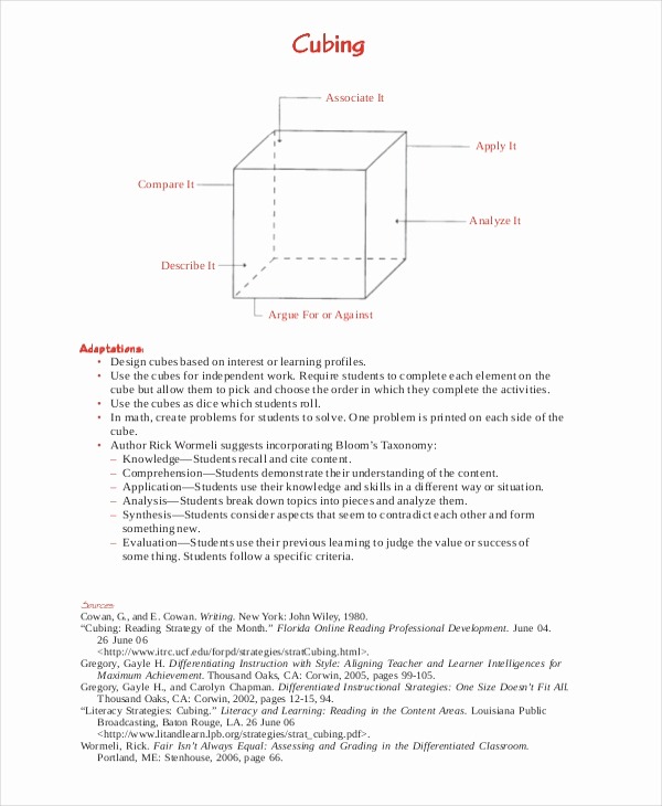 Udl Lesson Plan Template Best Of Differentiated Instruction Template 7 Free Word Pdf
