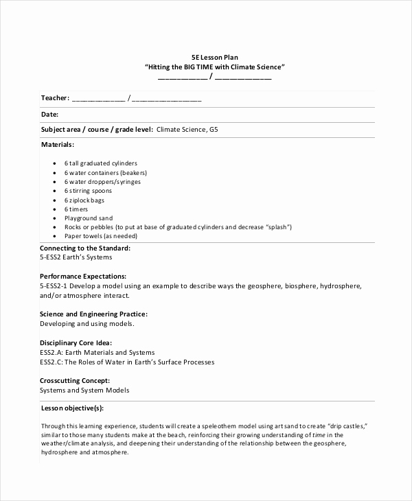 Udl Lesson Plan Template Inspirational Lesson Plan Template 14 Free Word Pdf Documents