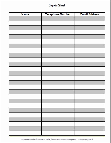 Visitor Sign In Sheet Template Unique Guest and Visitor Sign In Sheet