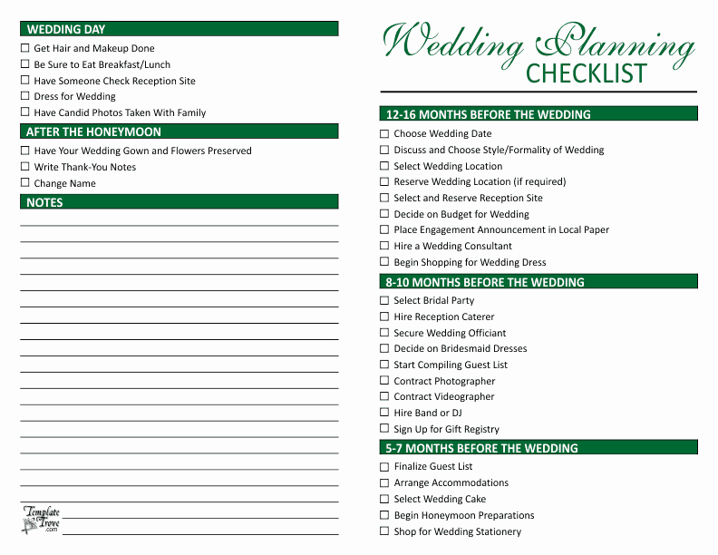 Wedding List to Do Fresh Wedding Planning Checklist