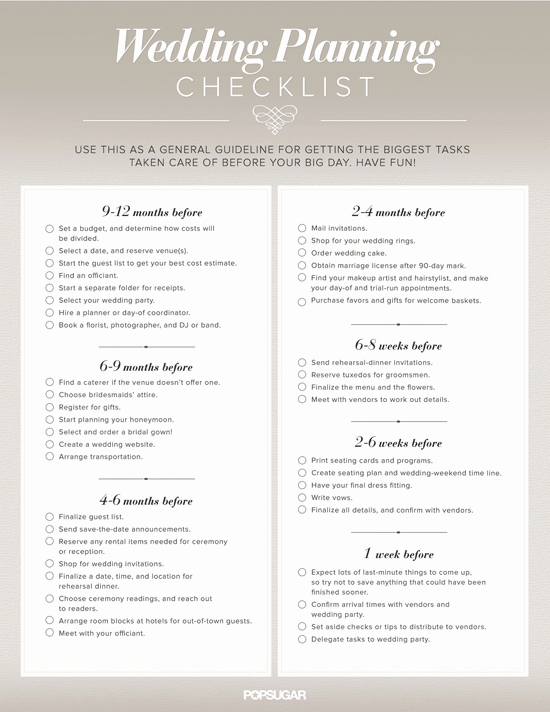 Wedding List to Do Lovely the Importance Of Printable Wedding Planning Checklist