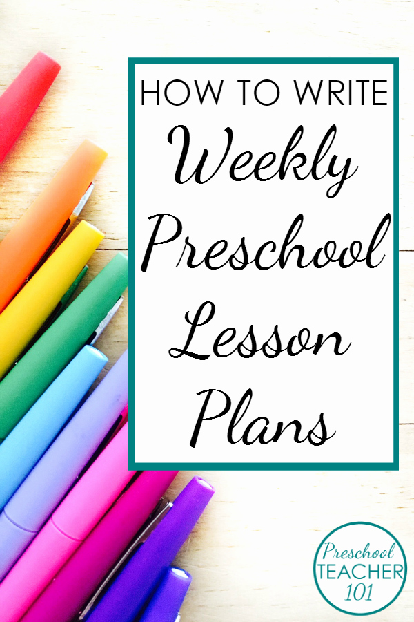Weekly Lesson Plan for Preschool Luxury Preschool Lesson Plan Template for Weekly Planning