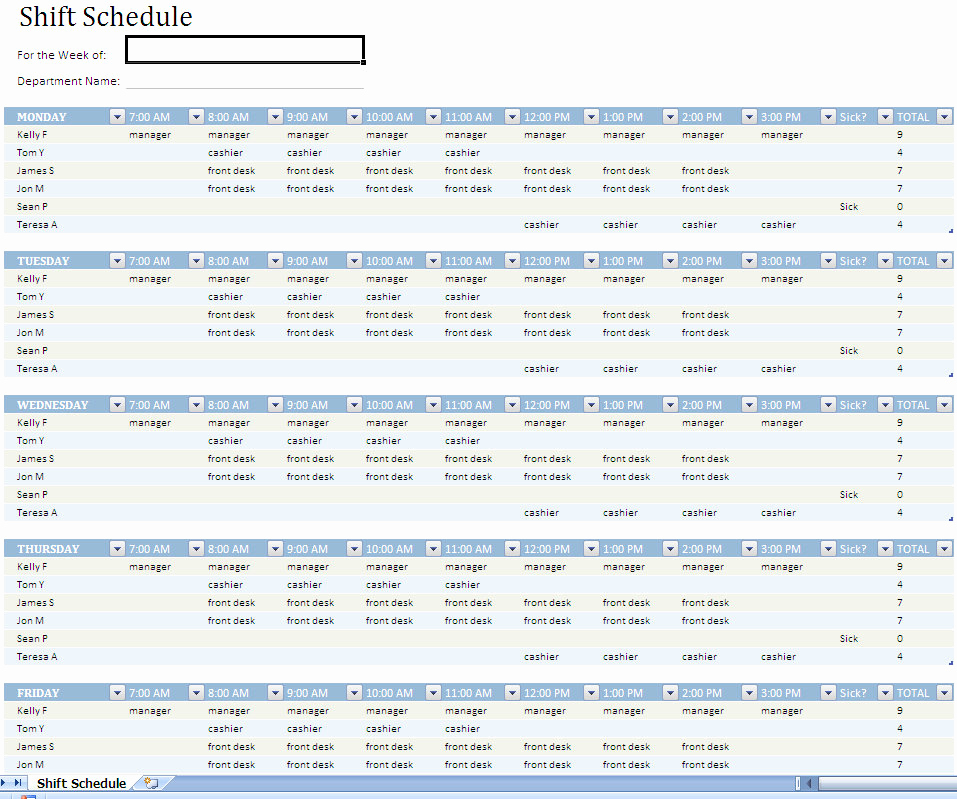 Weekly Schedule Templates Excel Best Of Shift Work Scheduling Work Scheduling
