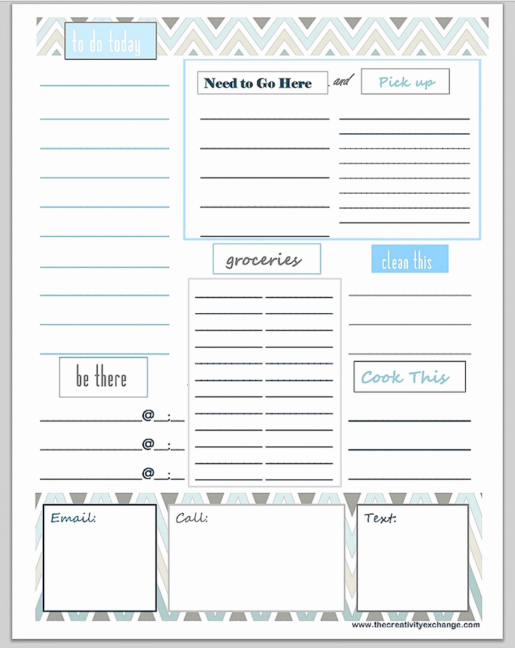 Weekly to Do List Printable Lovely 25 Free Printables to Help You Get organized