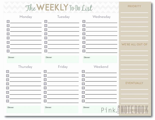 Weekly to Do List Templates Awesome the Ultimate Weekly to Do List Free Printable