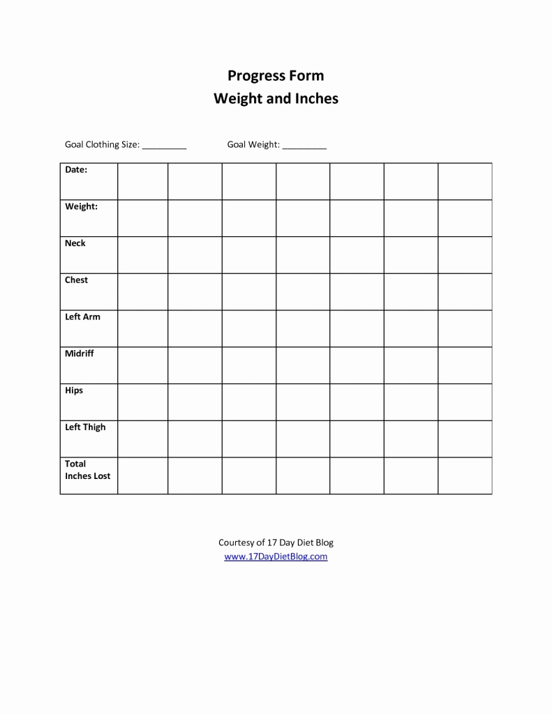 Weight Loss Progress Chart Beautiful Weight Loss Chart