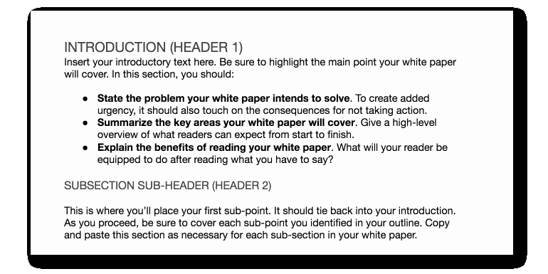 White Paper Outline Template Lovely How to Write White Papers People Actually Want to Read