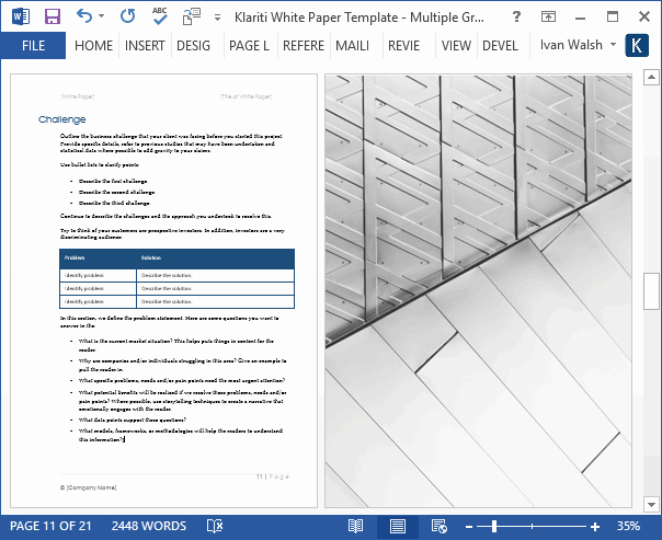 White Paper Template Word Awesome White Papers – Ms Word Templates &amp; Free Tutorials