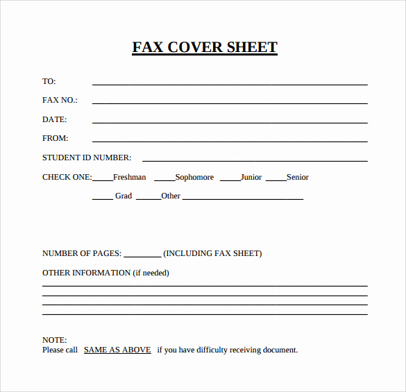 Word Fax Cover Sheet Awesome 15 Sample Blank Fax Cover Sheets