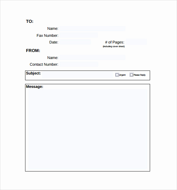 Word Fax Cover Sheet New 11 Sample Fax Cover Sheet – Pdf Doc