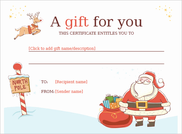 Word Gift Certificate Template Best Of 20 Christmas Gift Certificate Templates Word Pdf Psd