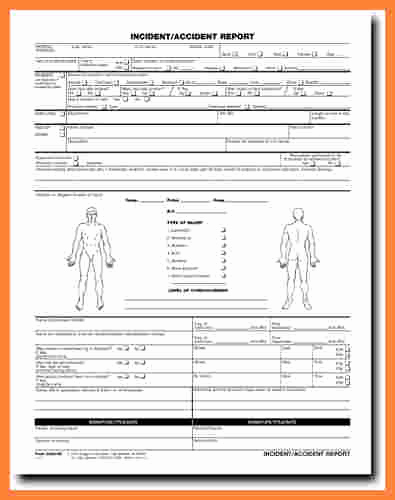 Workplace Accident Report form New 5 Workplace Accident Report form Template