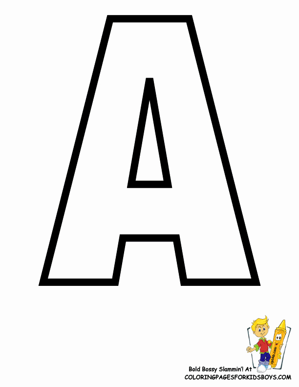 Letter A Printable Beautiful Classic Alphabet Letter A Printable