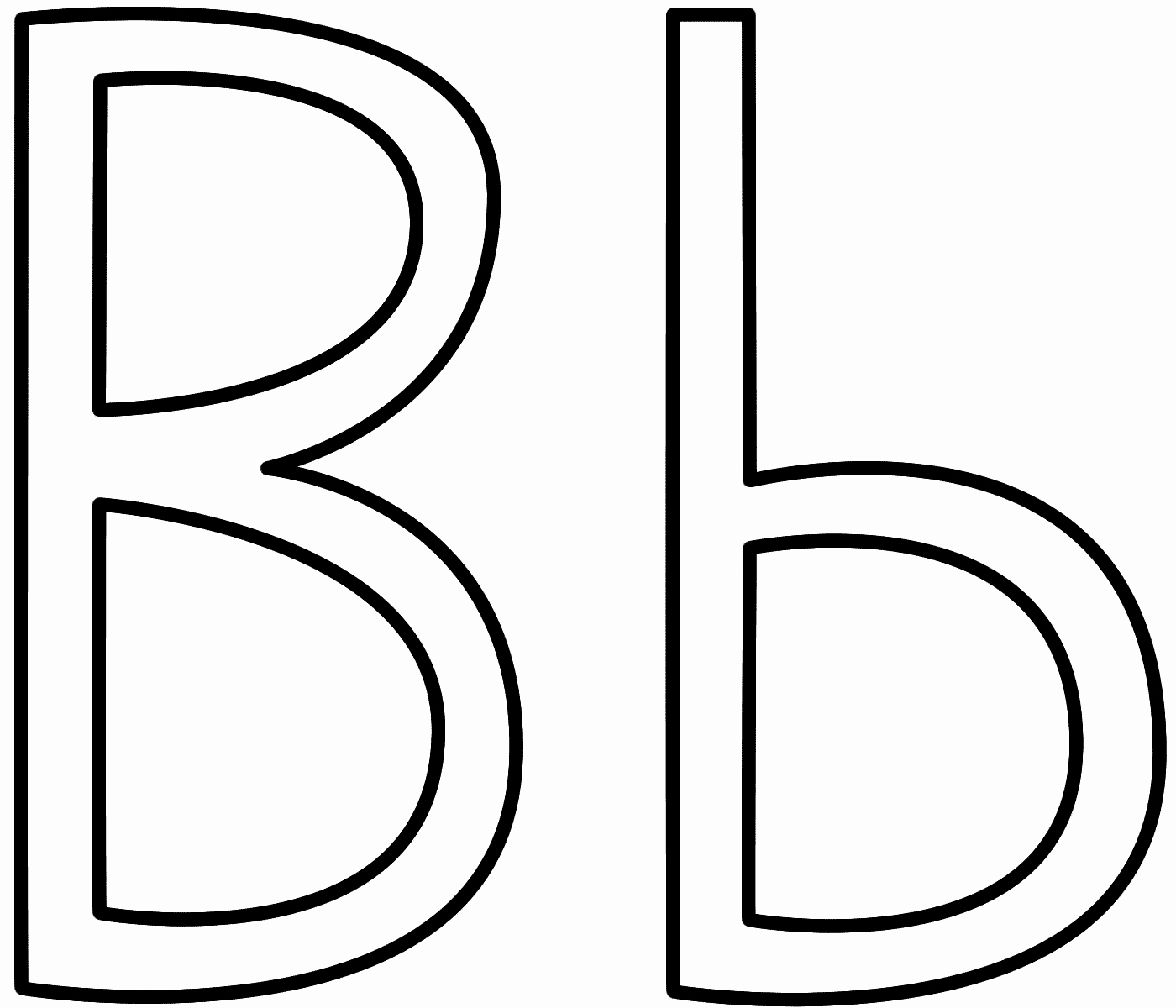 Letter B Printable Lovely Letter B Coloring Page Alphabet
