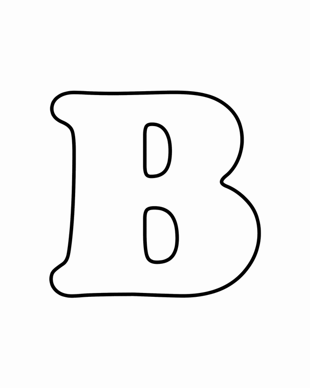 Letter B Printable Unique Letter B Coloring Pages Preschool and Kindergarten